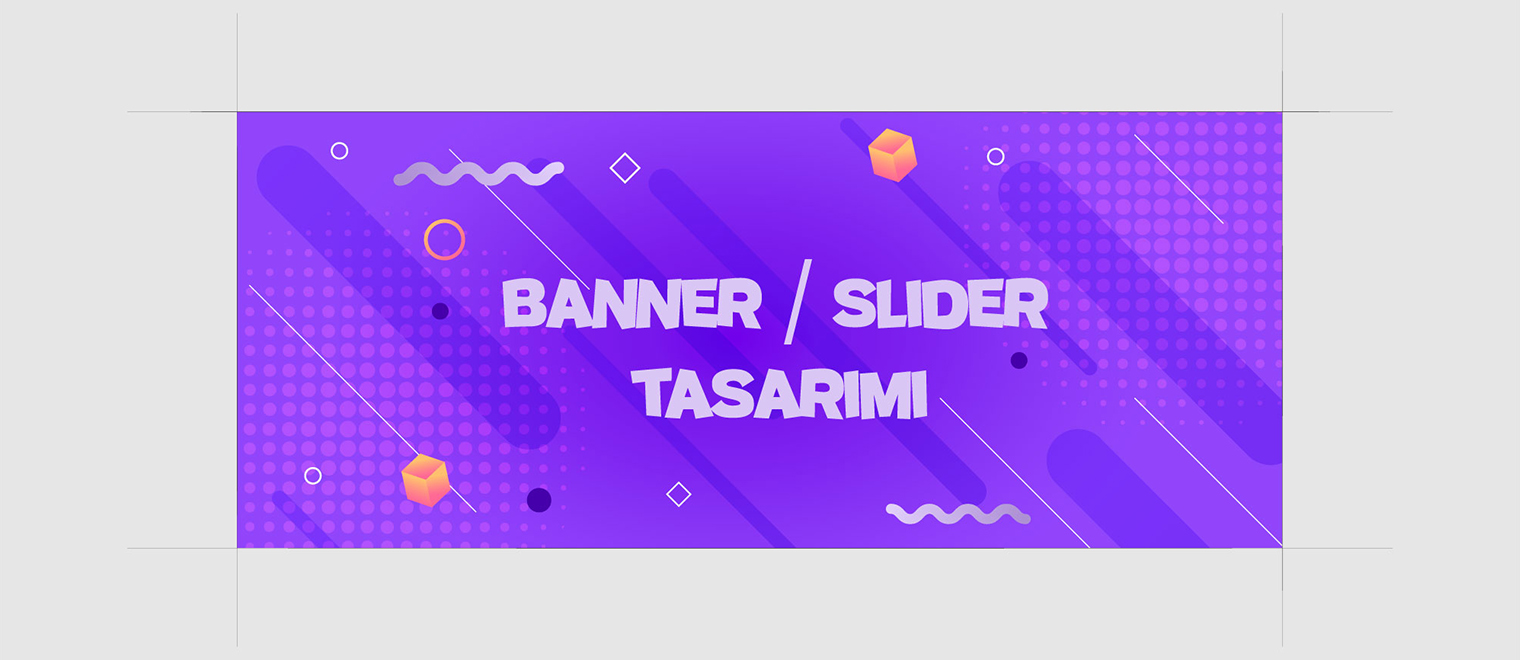 Banner tasarımı, slider oluşturma, profesyonel afiş